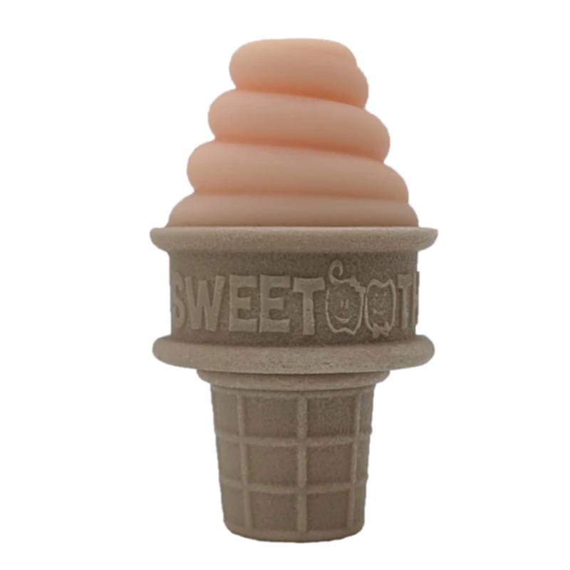 SweeTooth Scented Ice Cream Teether – Adorable Orange