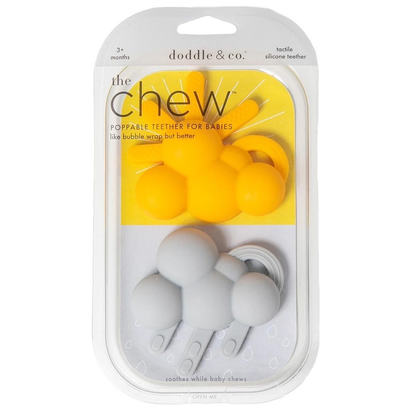 Hello Sunshine + Looks Like Rain Twin Teethers by Doddle & Co