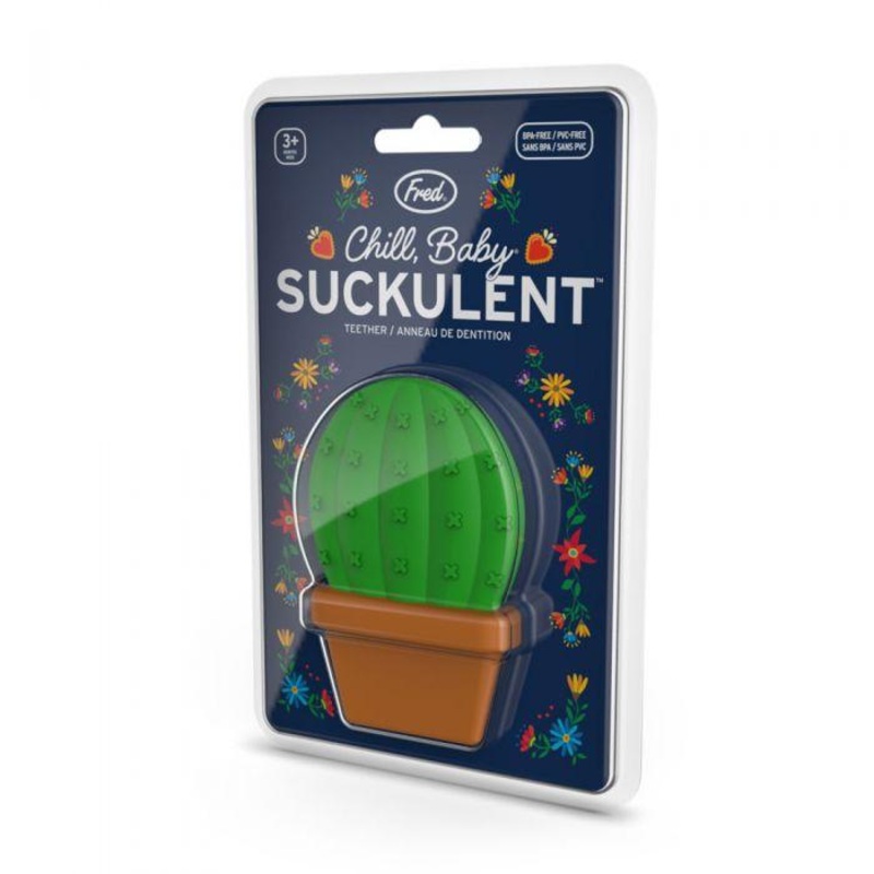 Chill Baby Teether – Suckulent by Fred + Friends
