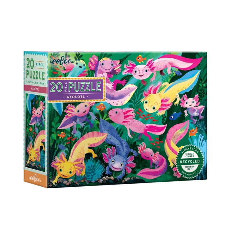 20 Piece Puzzle – Axolotl by Eeboo