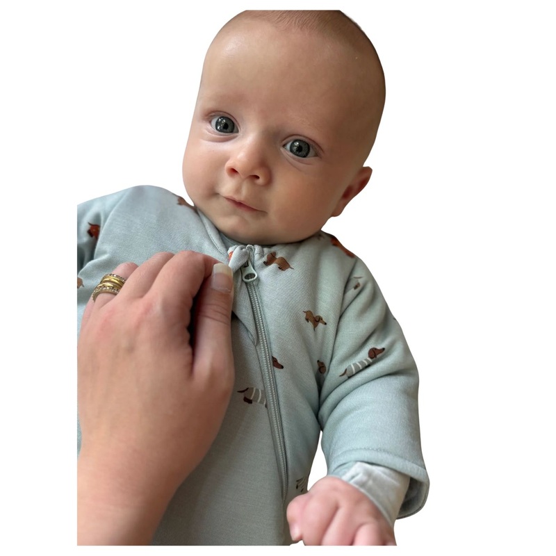 1.0 Tog Long Sleeve Swaddle – Woof by gunamuna